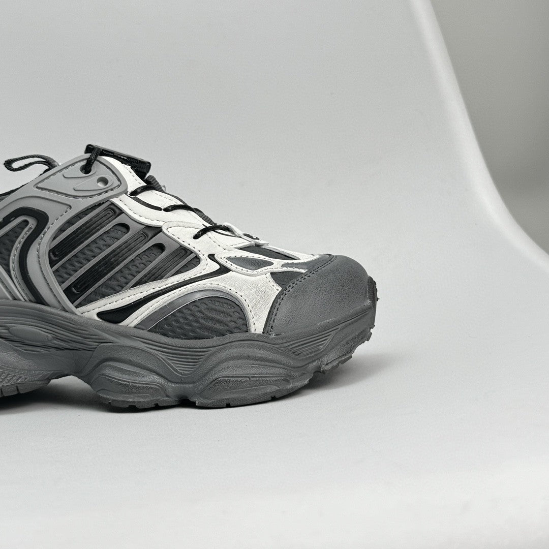 Adidas XLG Runner Deluxe runner dad shoes" silver"