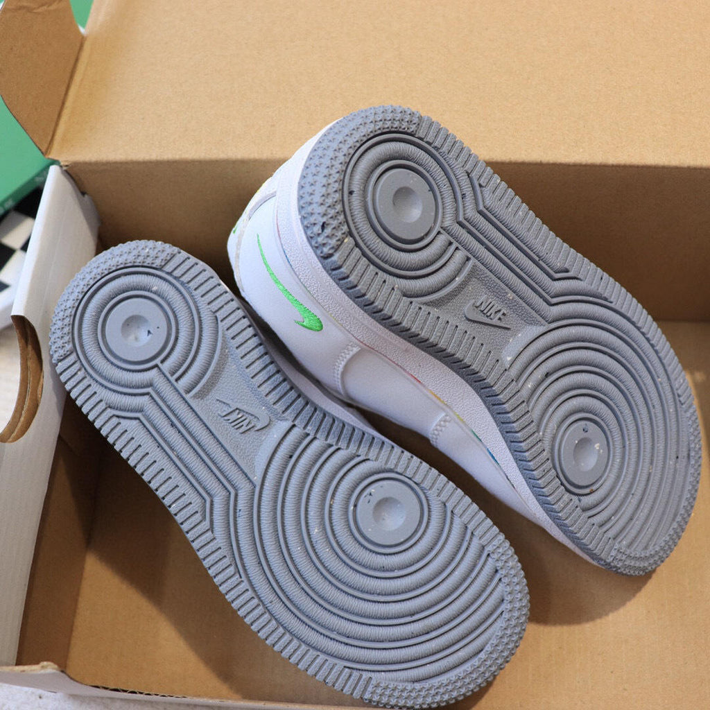 Air Force low-top lace-up sneakers" white"