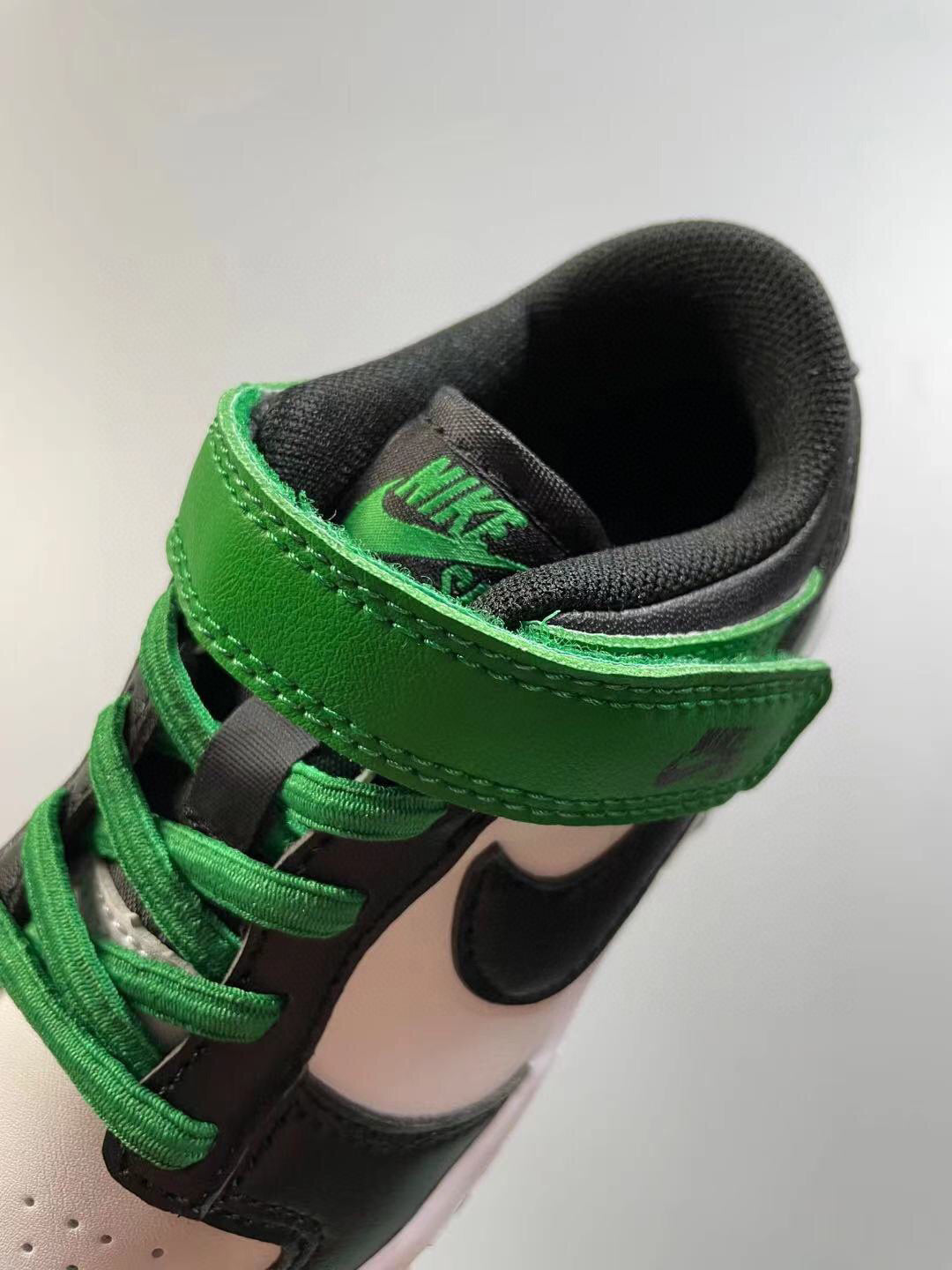 Nike SB single buckle sneakers" white, black, green"