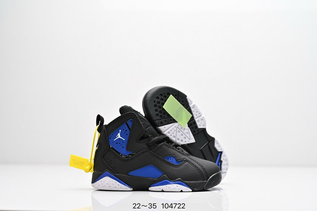 Joe 6 children's basketball shoes" black, blue"