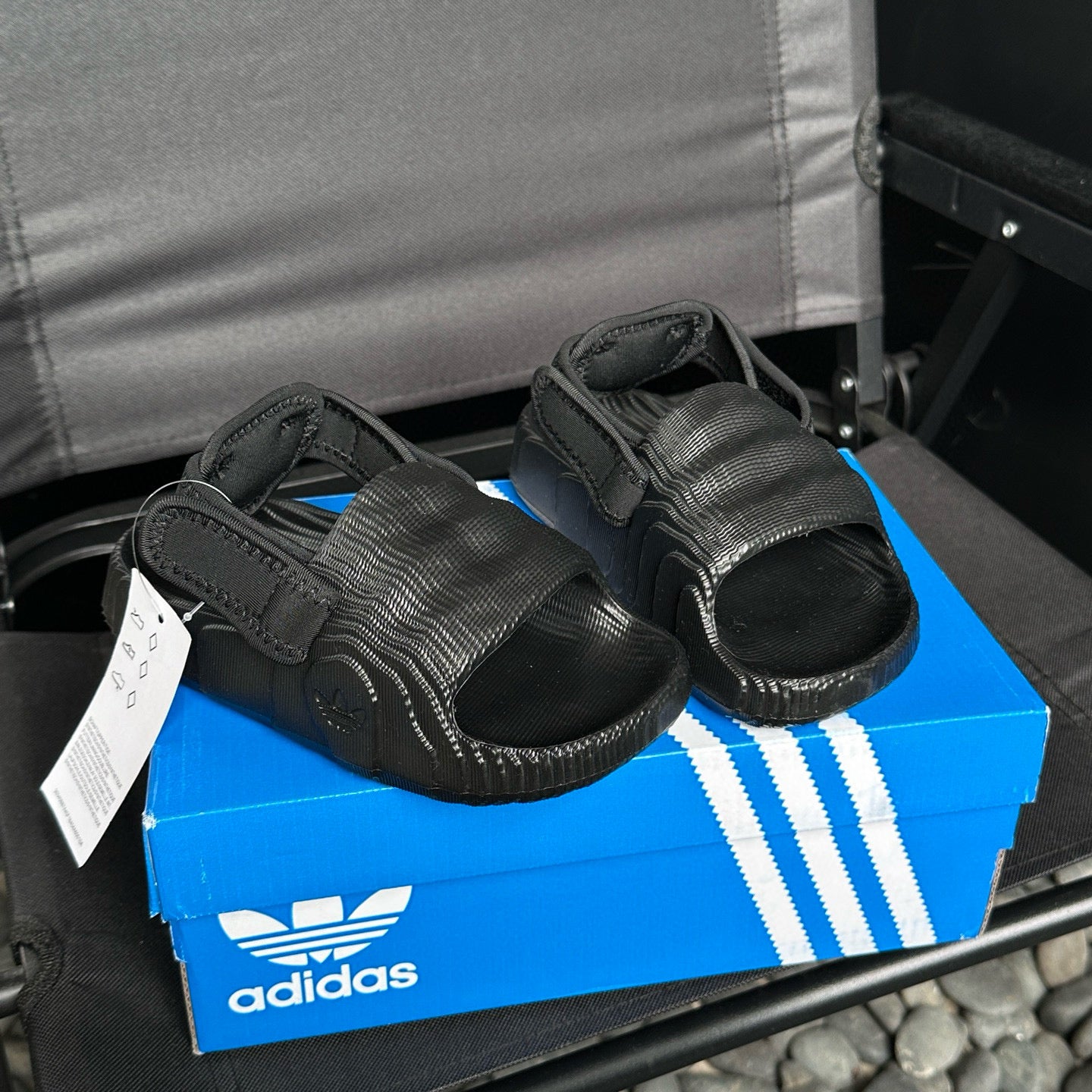 Adidas two-way beach sandals" black"