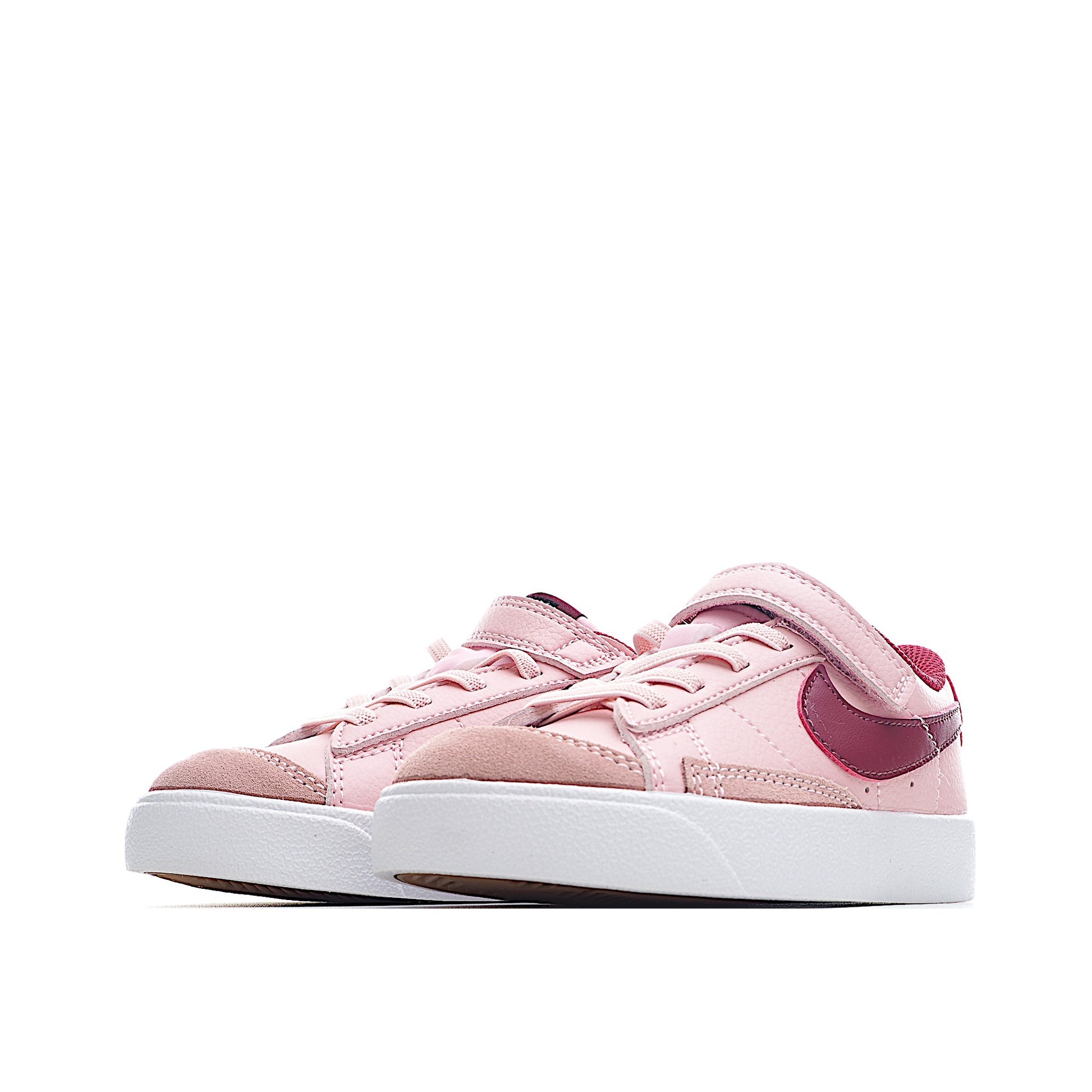 Trail Blazers Velcro Low-Top Kids Sneakers" pink"