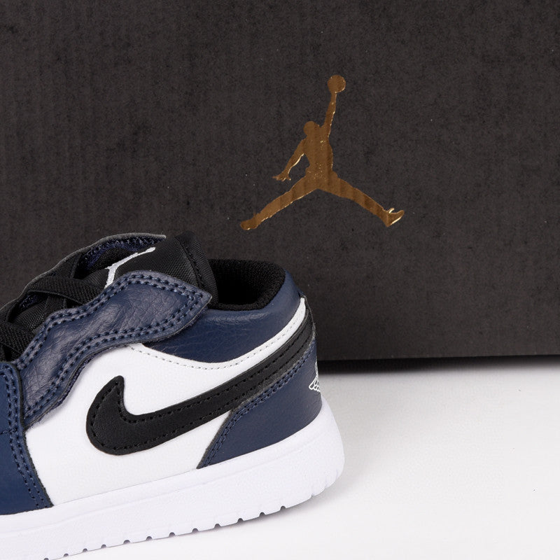 Jordan low top elastic band" white, Navy"