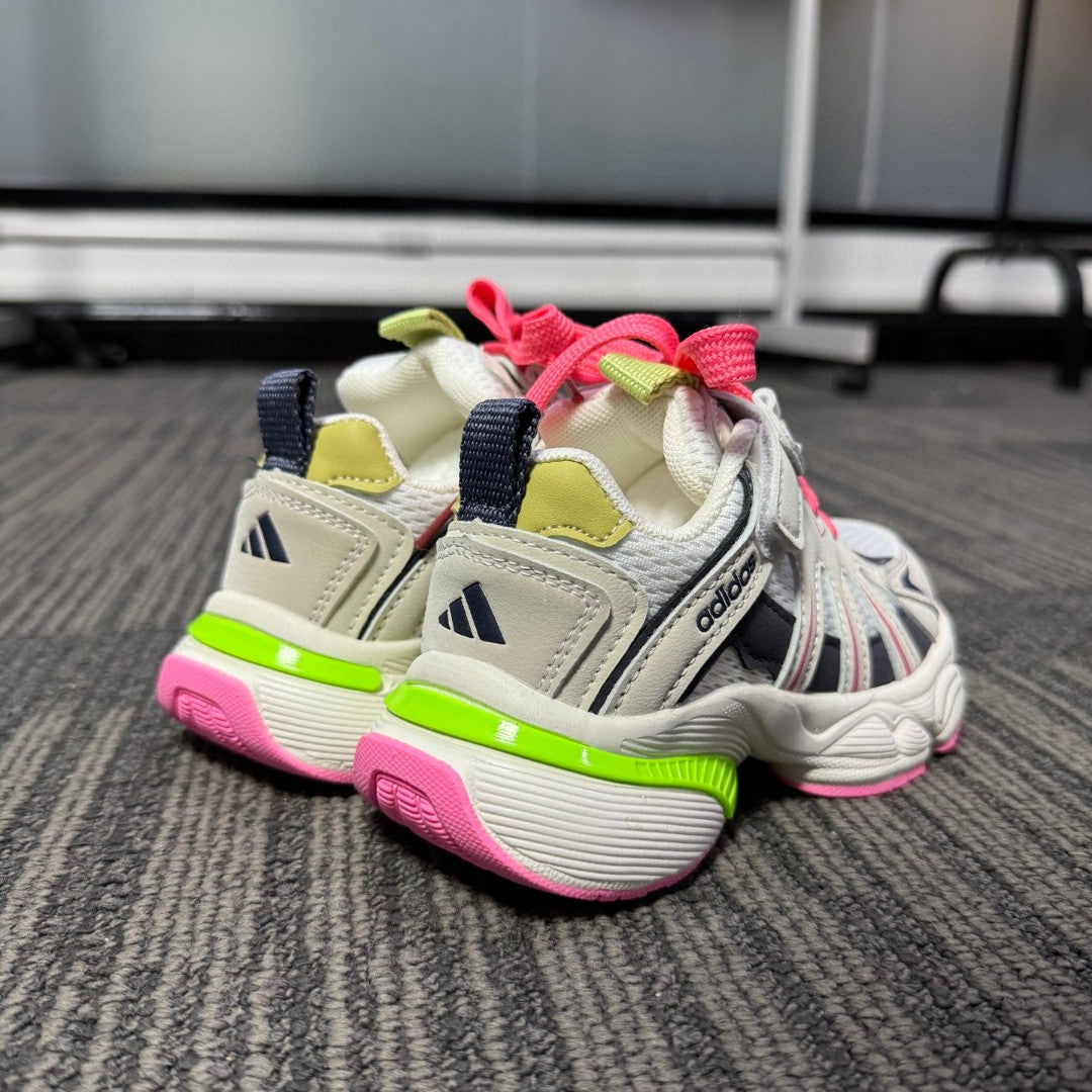 Adidas dad shoes" cream, pink, gray"