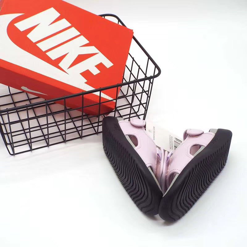 Nike fifth generation large breasted children's sandals "Pink"