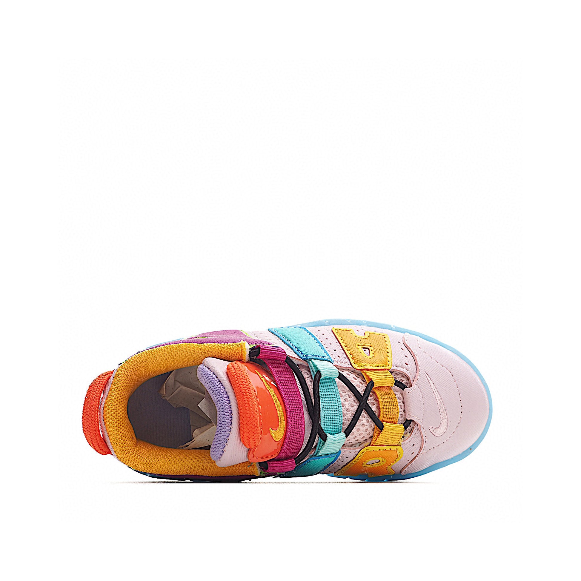 Pippen basketball shoes" Pink, blue"