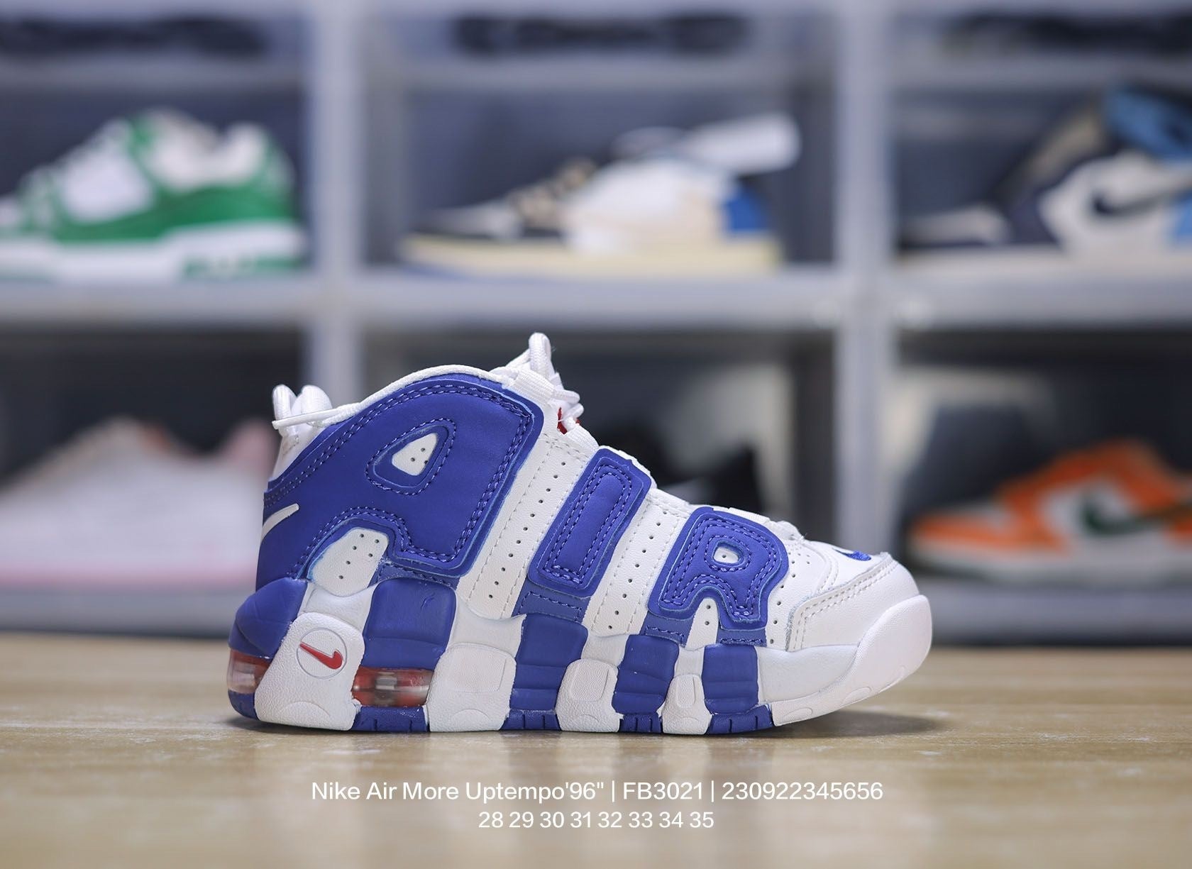 Nike Pippen Air Cushion" white, blue"