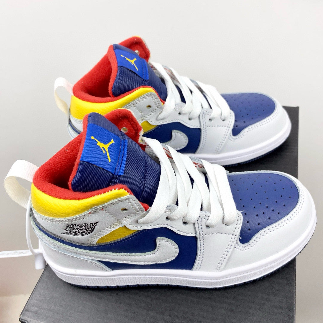 Joe 1 new color children's shoes" white, blue"
