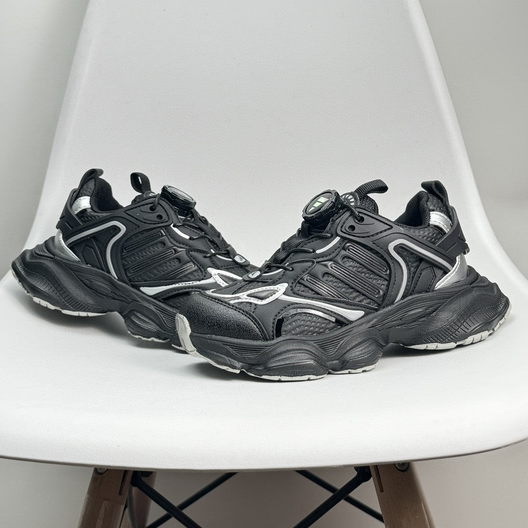Adidas XLG Runner Deluxe runner dad shoes" black"
