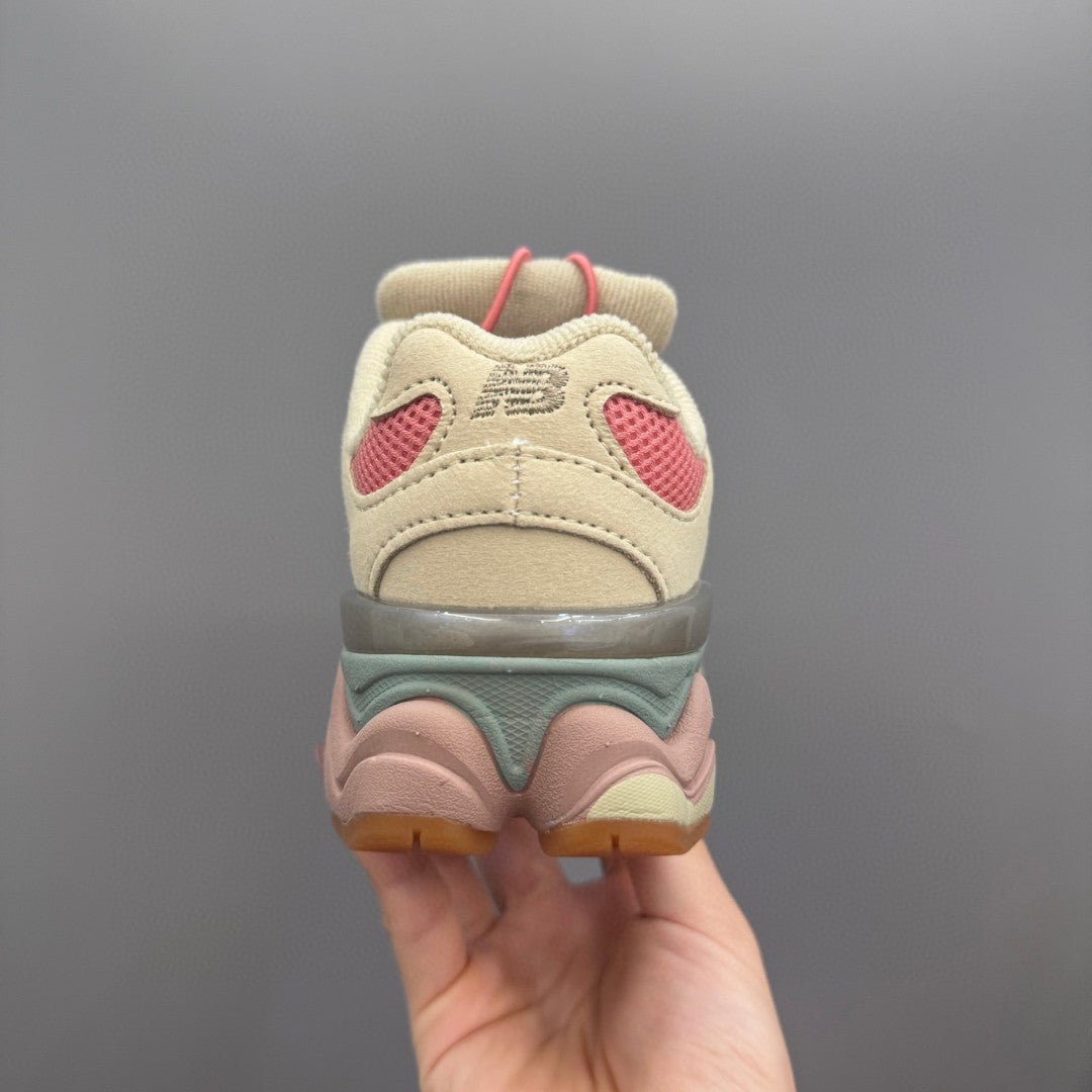 New Balance 9060 series retro versatile dad style elephant" beige, pink"