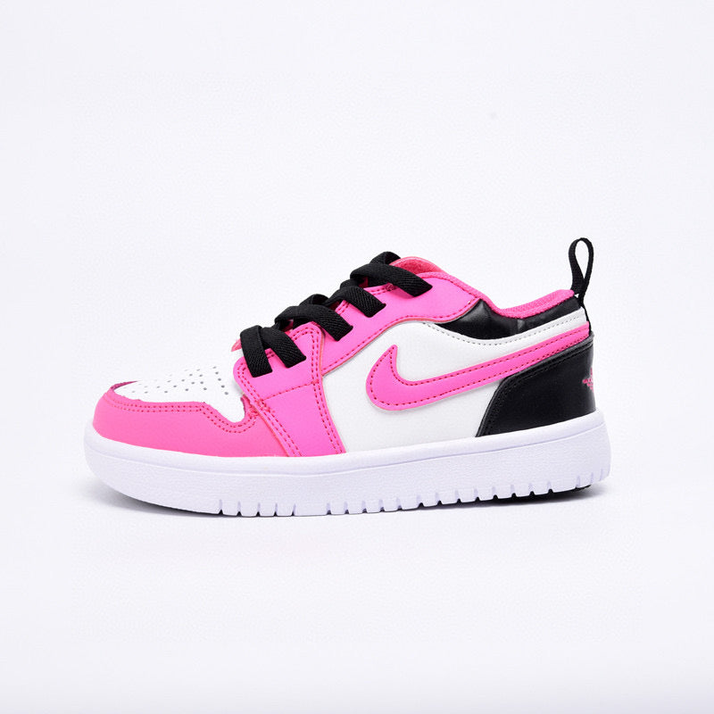 Joe 1 magic buckle children's shoes" white, pink"