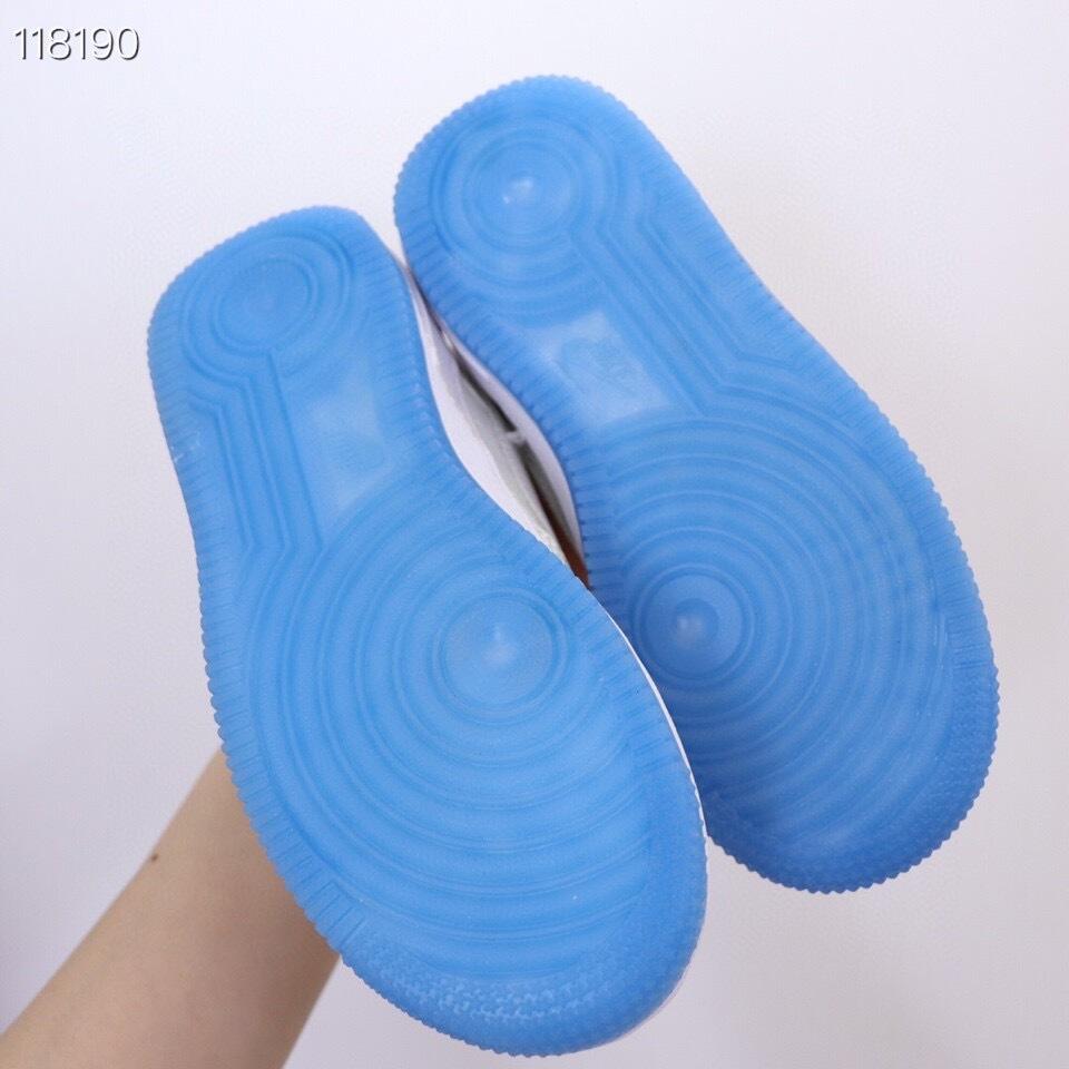 Air Force low-top lace-up sneakers" white"