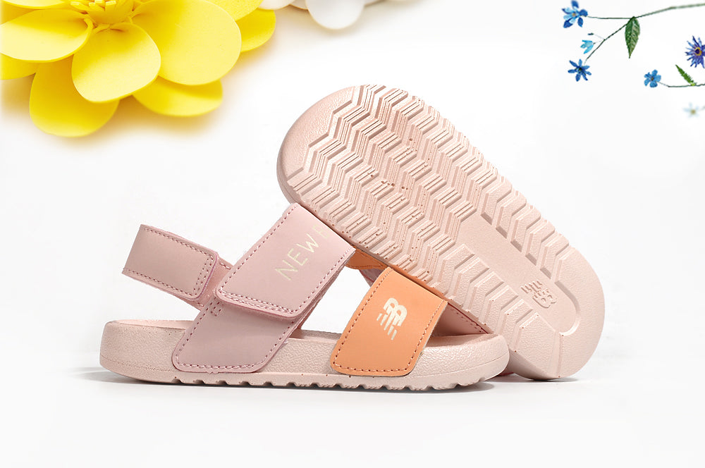 NB double bar sandals " light pink,orange"