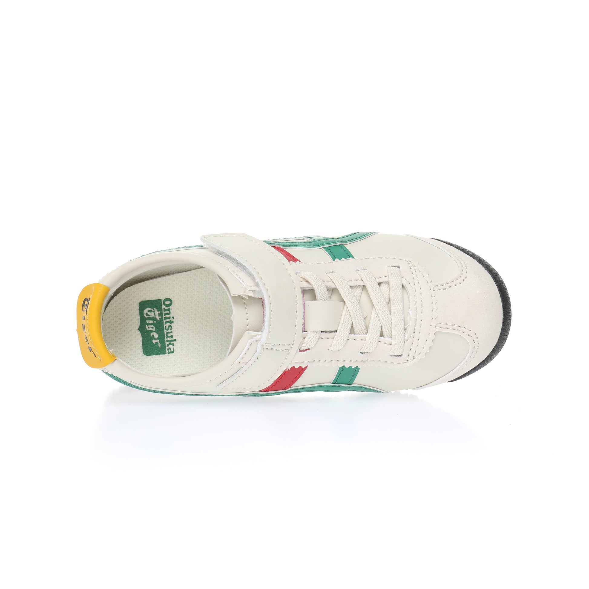 Asics Tiger" white, orange, green"