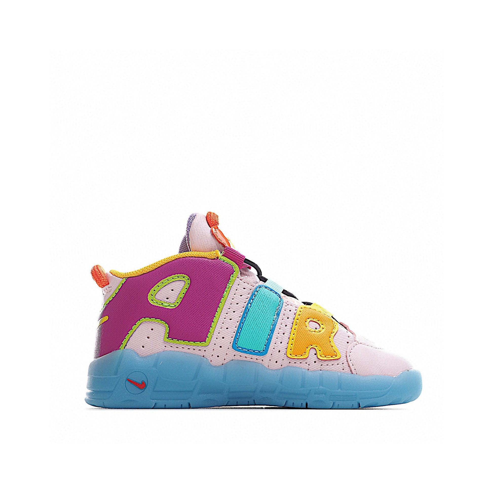 Pippen basketball shoes" Pink, blue"