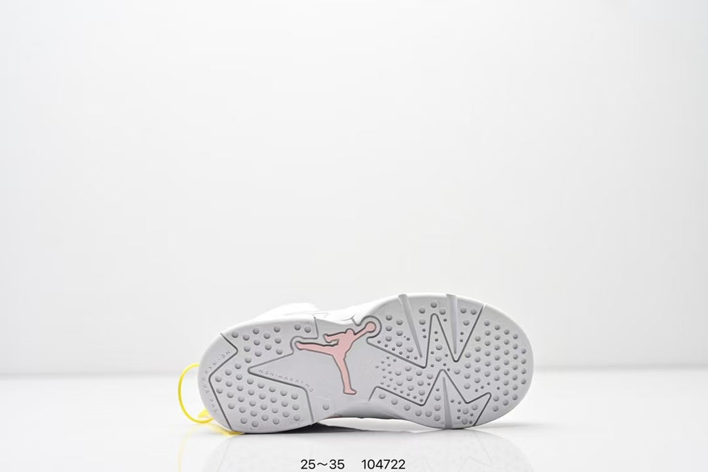 Joe 6 split leather children's shoes "white, pink"
