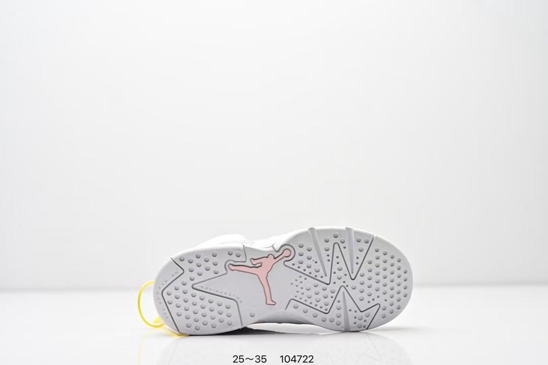 Joe 6 split leather children's shoes "white, pink"