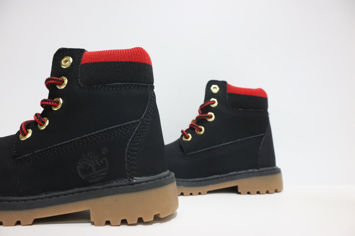 Timberland knitted children's work boots" black"