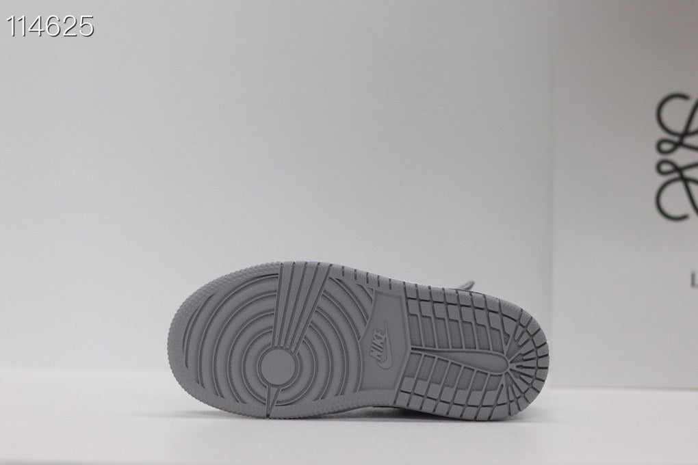 Joe's high-top Velcro children's shoes" white, gray"