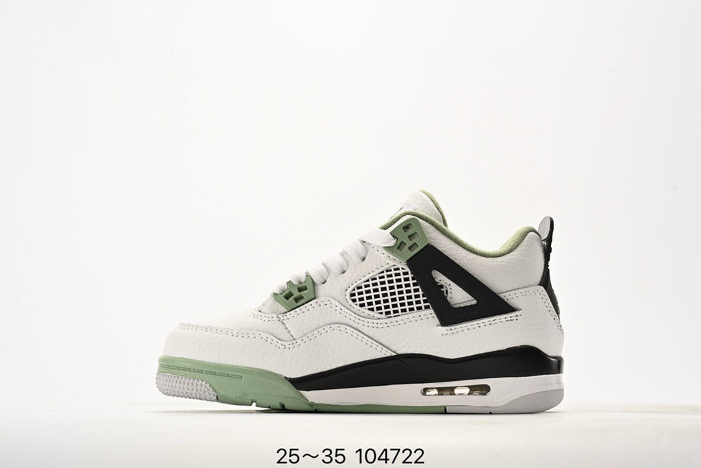 Joe 4 air cushion high quality children's shoes " white, lime green"