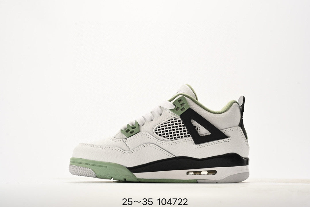 Joe 4 air cushion high quality children's shoes " white, lime green"