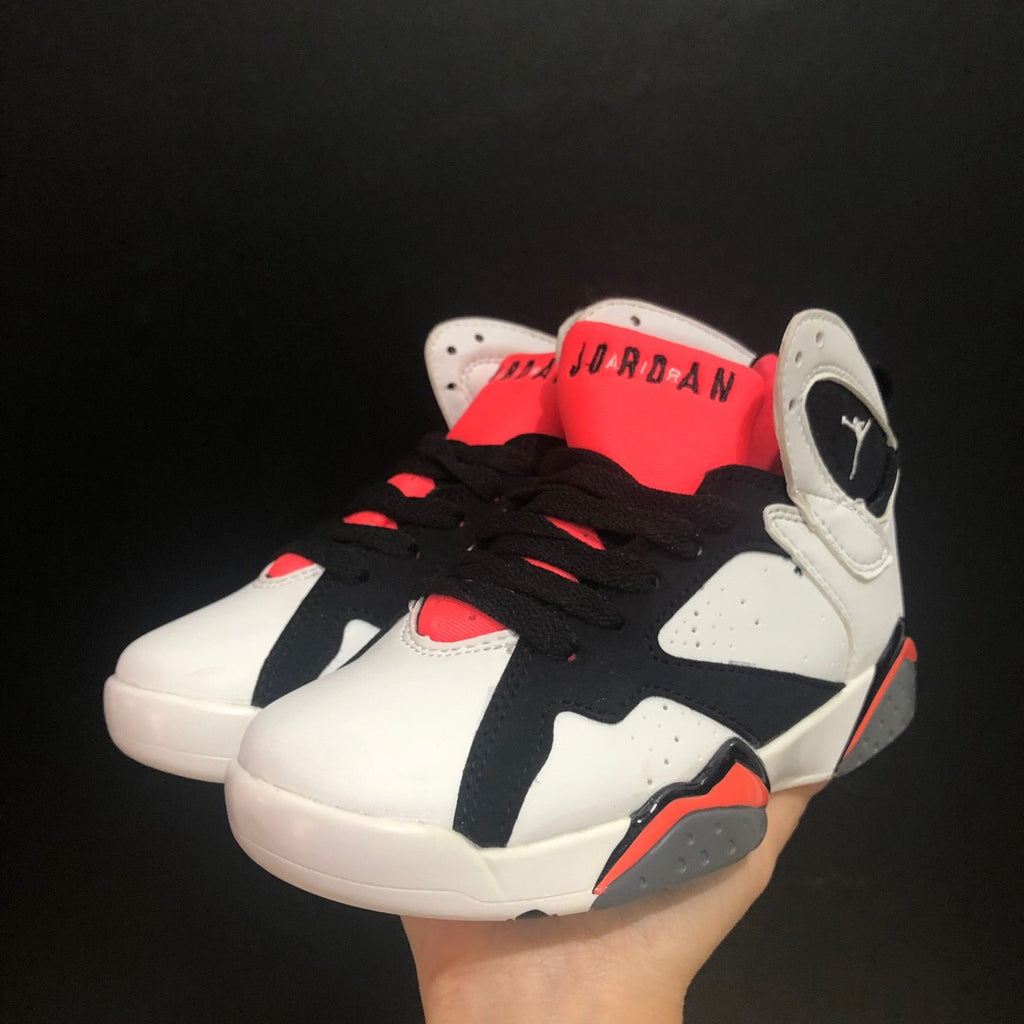 Jordan 7" white, orange"