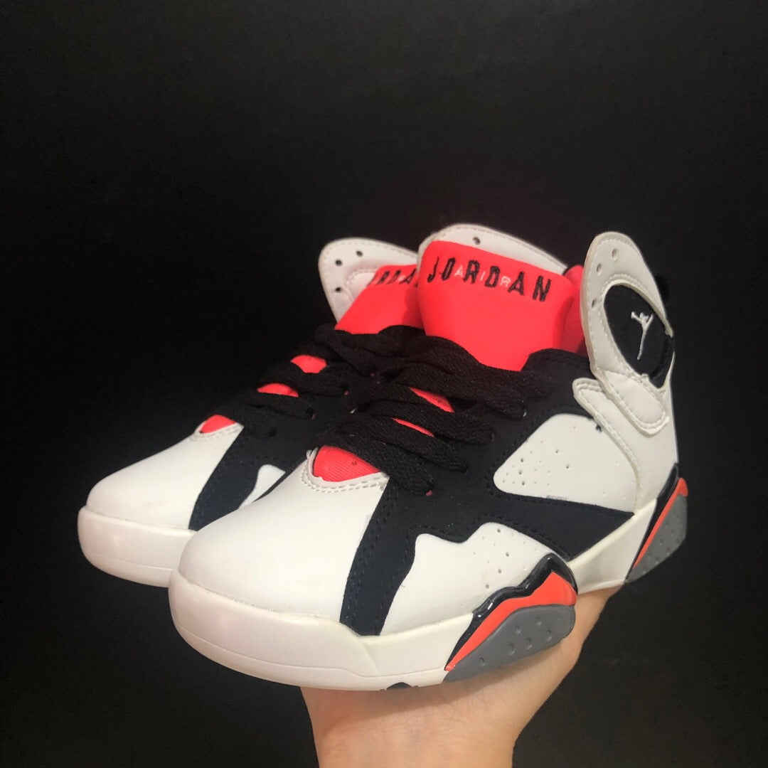 Jordan 7" white, orange"