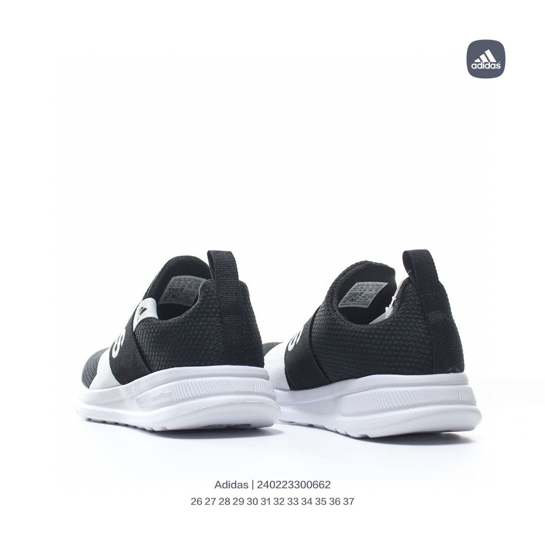 AD Kids' Slip-On Elastic Casual Sneakers" black"