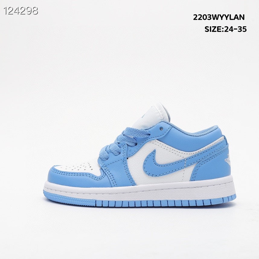 Joe 1 low-top lace-up sneakers" white, blue"