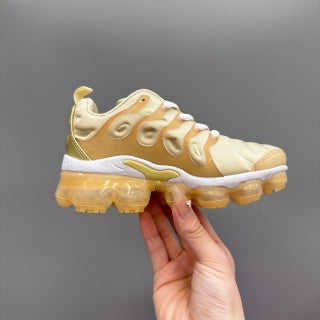 Nike AIR MAX plus full-length air cushion children's sports shoes " cream color"