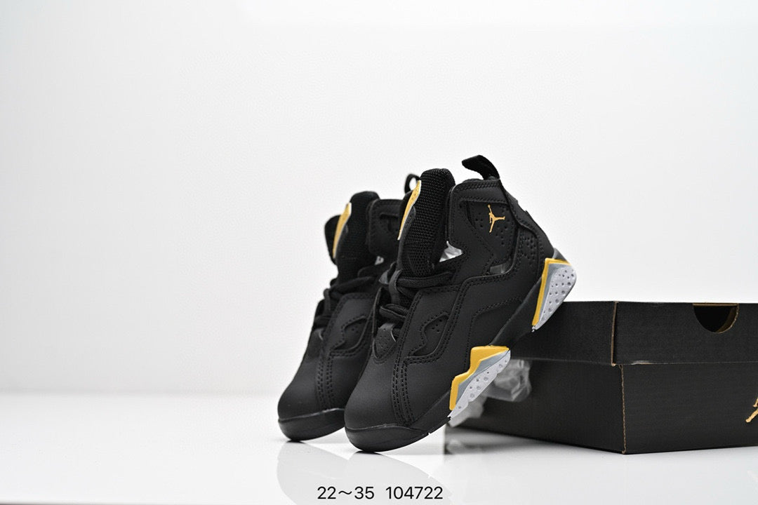 Joe 6 children's basketball shoes" black, gold"