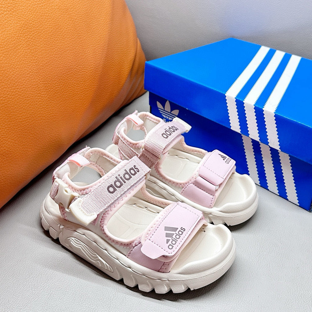 Adidas outdoor closed toe children's sandals" light pink"