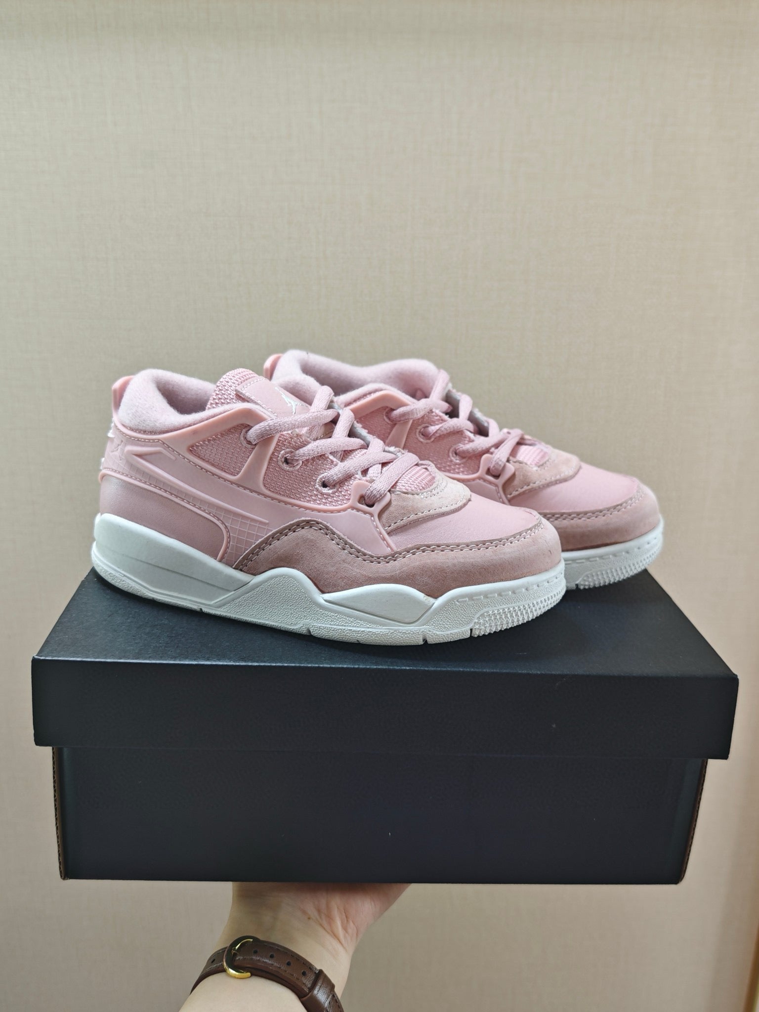 Jordan 4 Retro Sneakers "  light pink"