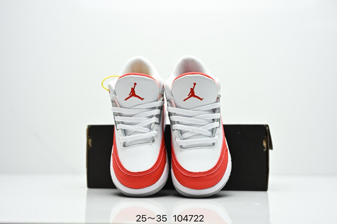 Joe 3" white, red"
