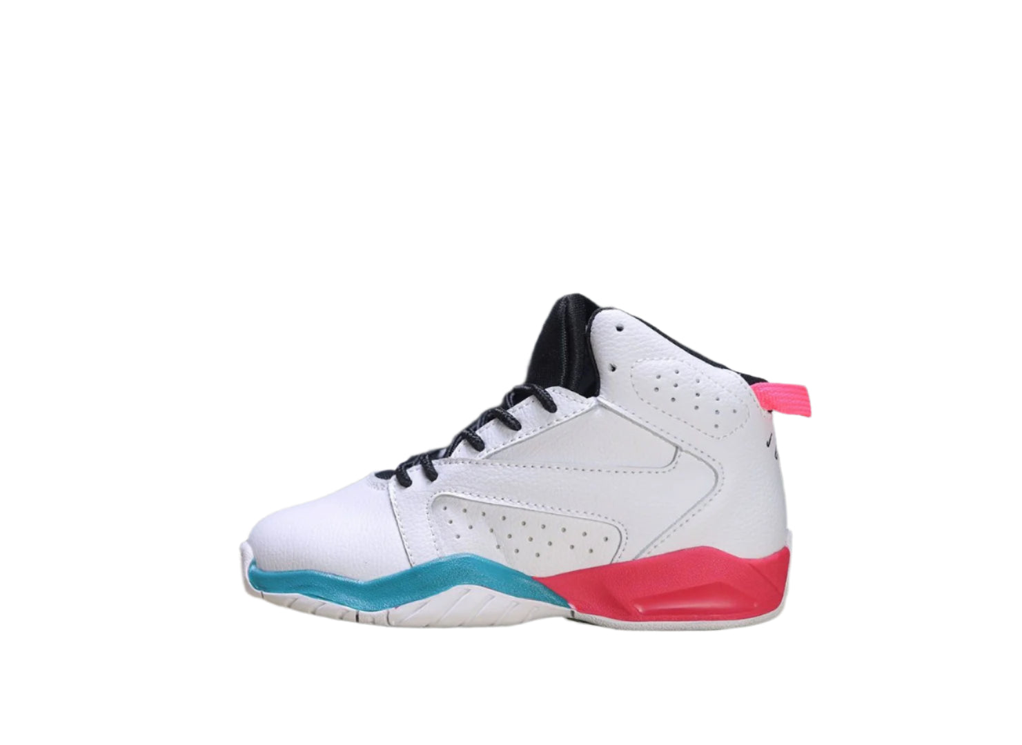 AJ6 children's shoes simple version" white, red, blue"