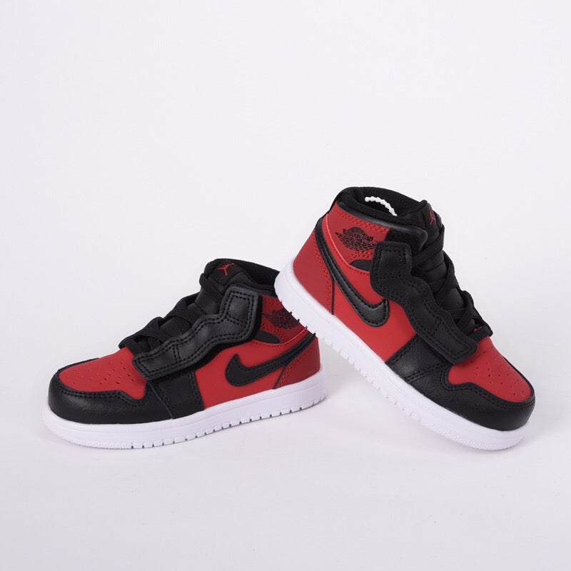 Jordan high top elastic band" black, burgundy"