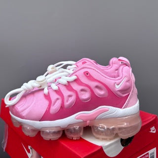 Nike AIR MAX plus full-length air cushion children's sports shoes "Various shades of pink"