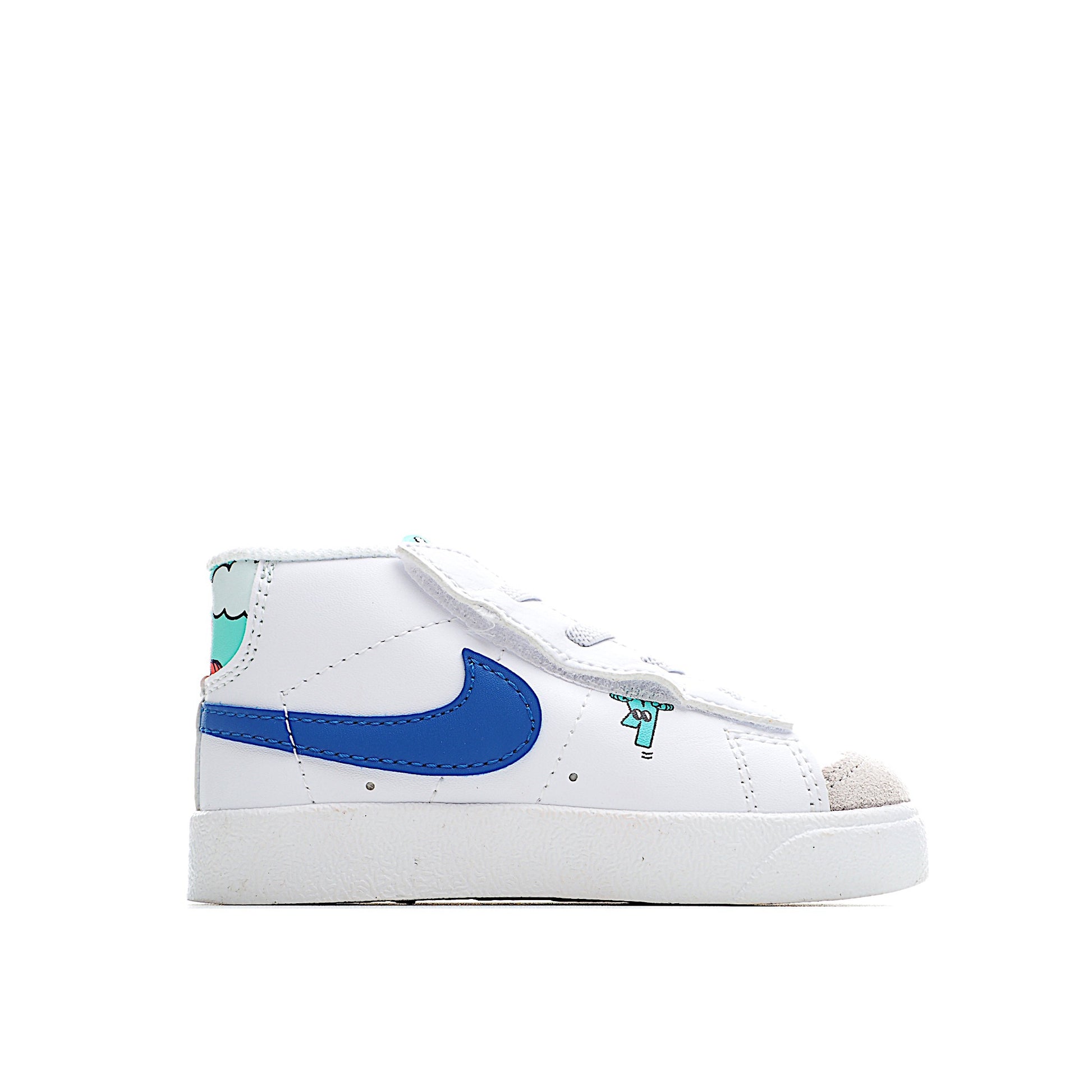 Trail Blazers high-top single dunk" white, red, blue"