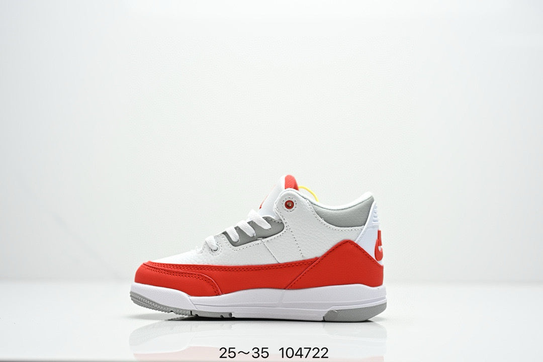 Joe 3" white, red"