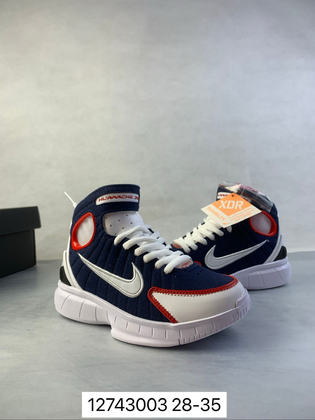 Nike Air Zoom 2K4 basketball shoes " Navy"