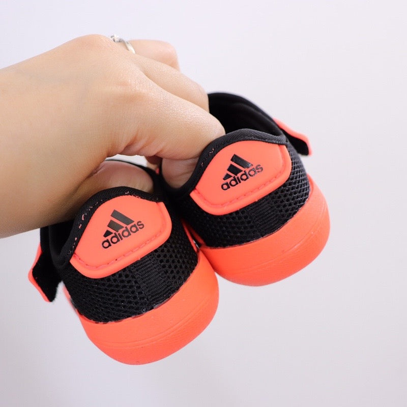 Adidas 3.0 Baotou mesh sandals" black, orange"