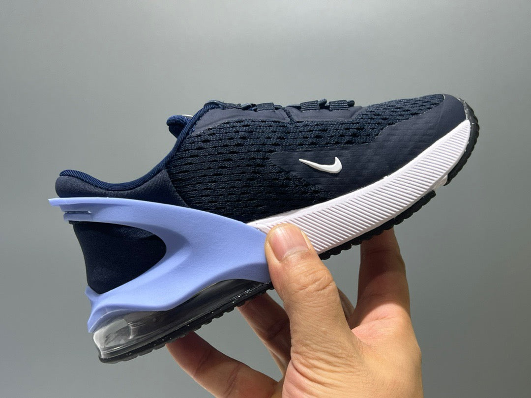 Nike 270 third generation elastic band air cushion children's shoes" Navy"