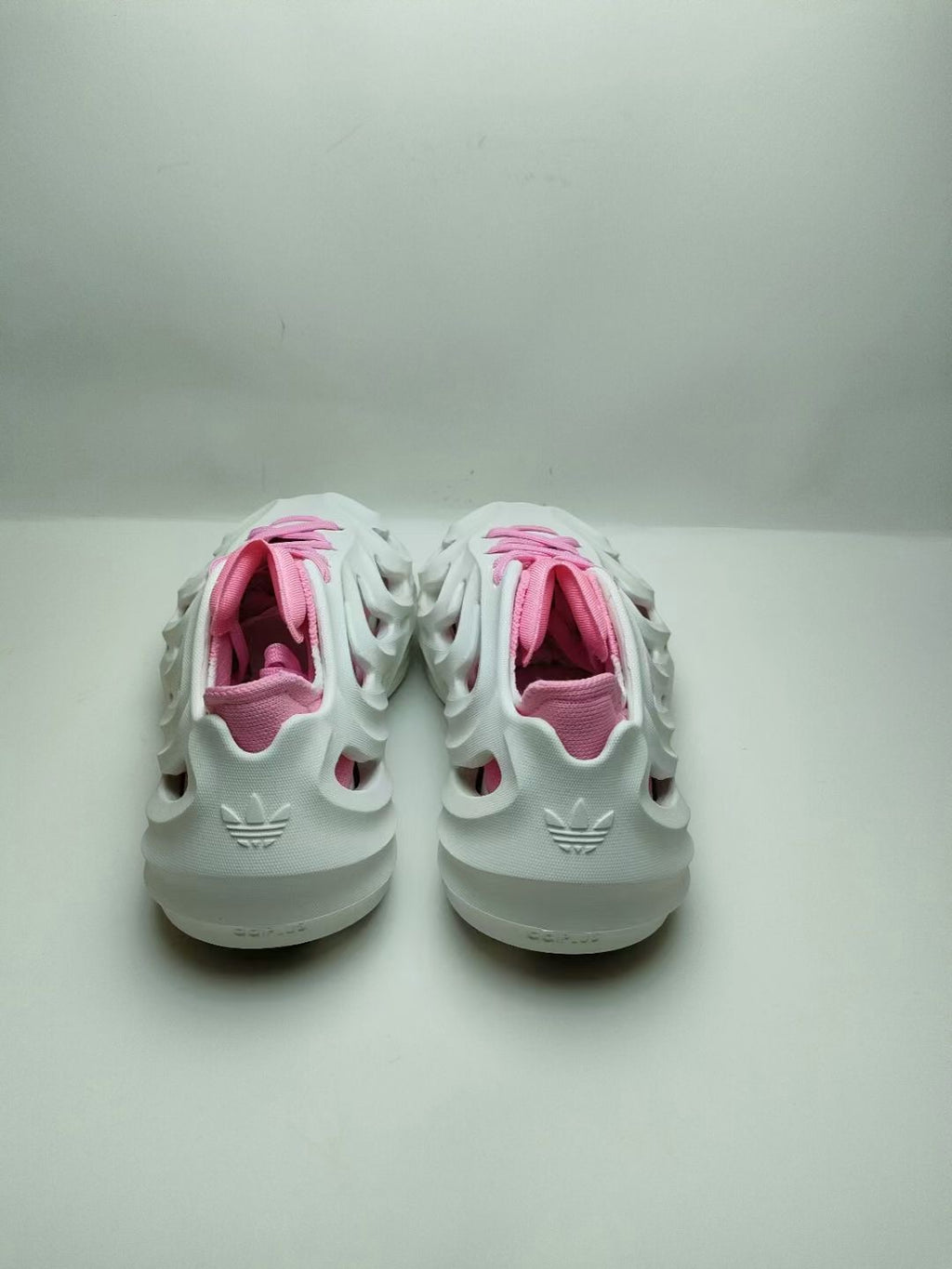 ADIDAS clover adiFOM boys and girls hole shoes " light gray, pink"