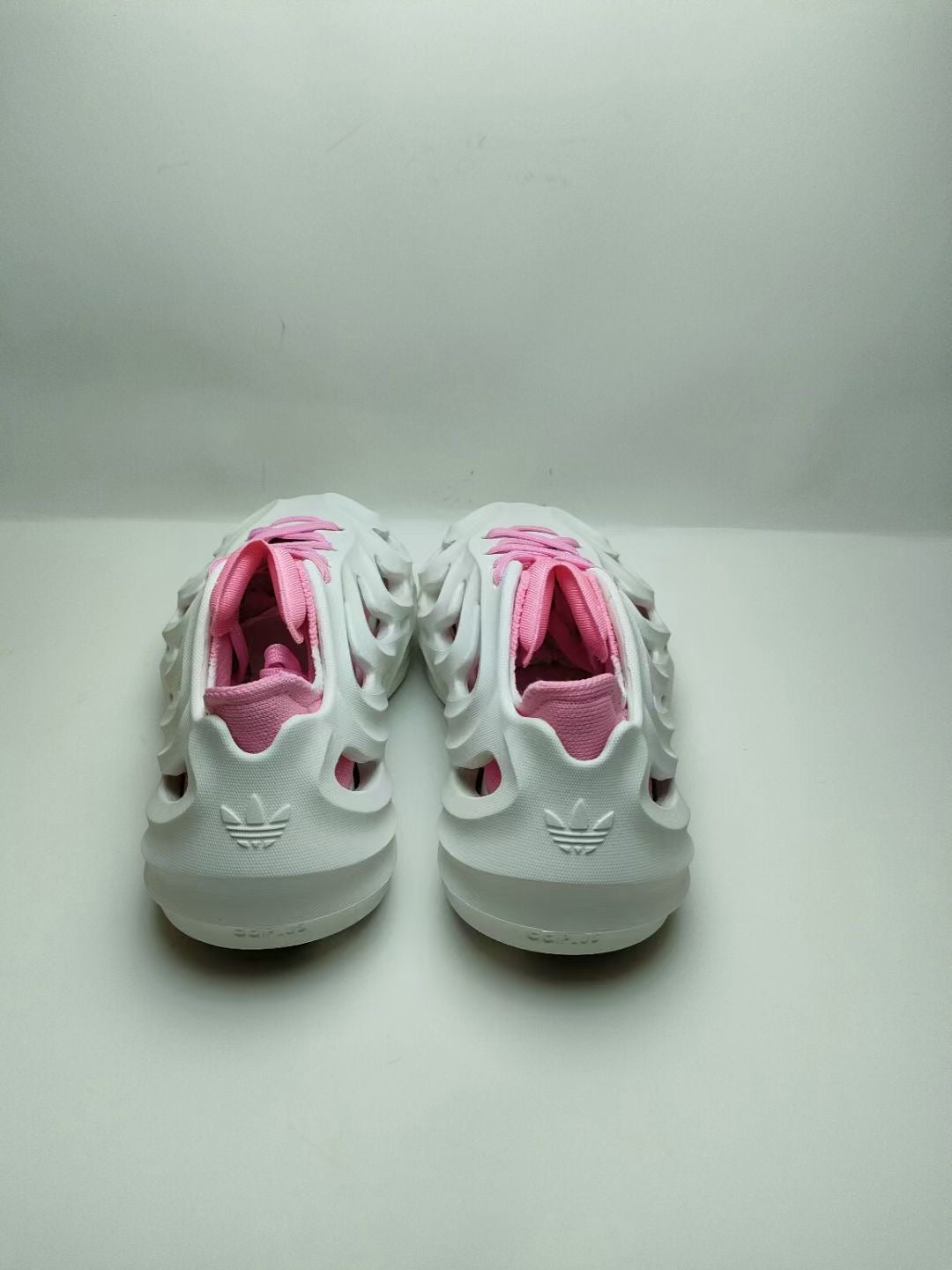 ADIDAS clover adiFOM boys and girls hole shoes " light gray, pink"
