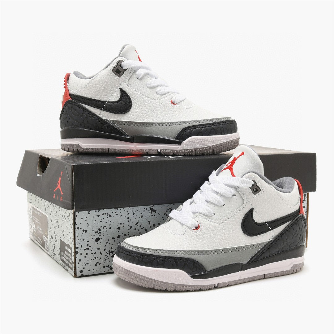 Jordan AJ3 children's shoes" white, black"