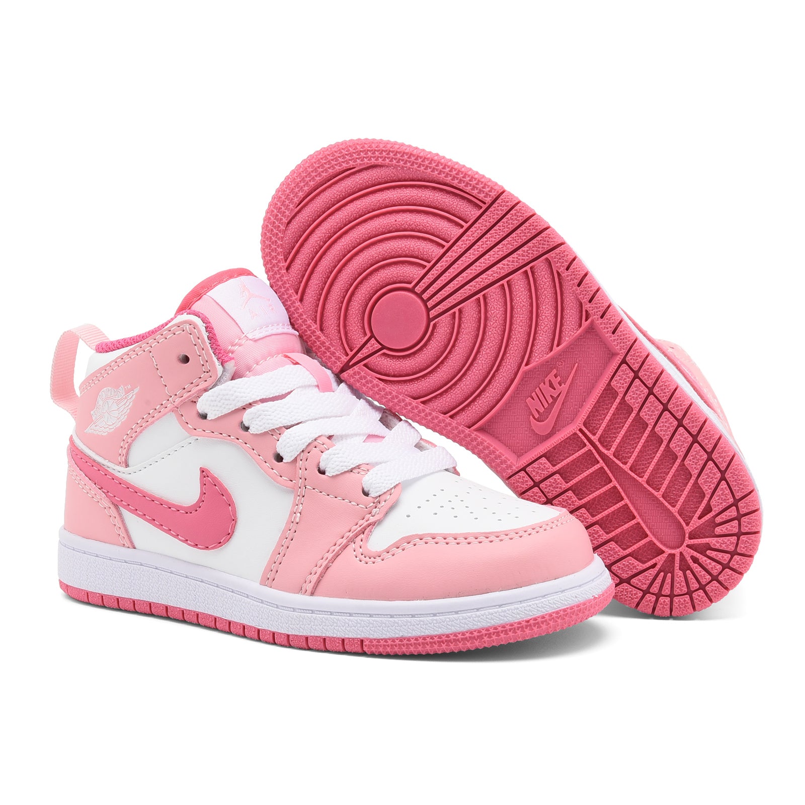 AJ-127" white, pink"