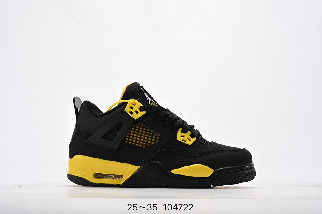 Joe 4 air cushion high quality children's shoes " black, yellow"
