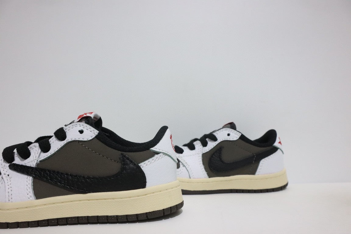Jordan low-top hook series" white, black, dark olive green"