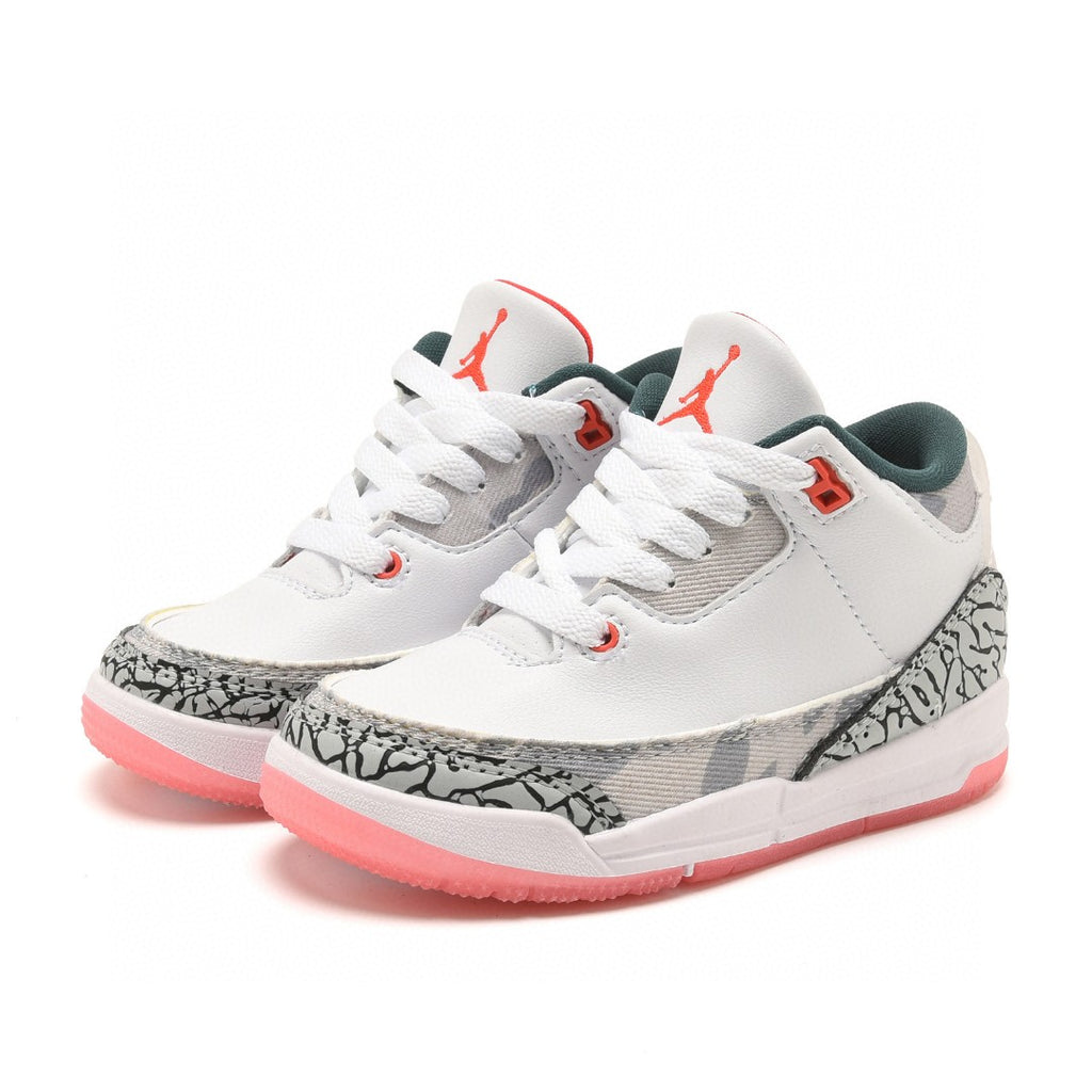 Jordan AJ3 children's shoes" white, pink"