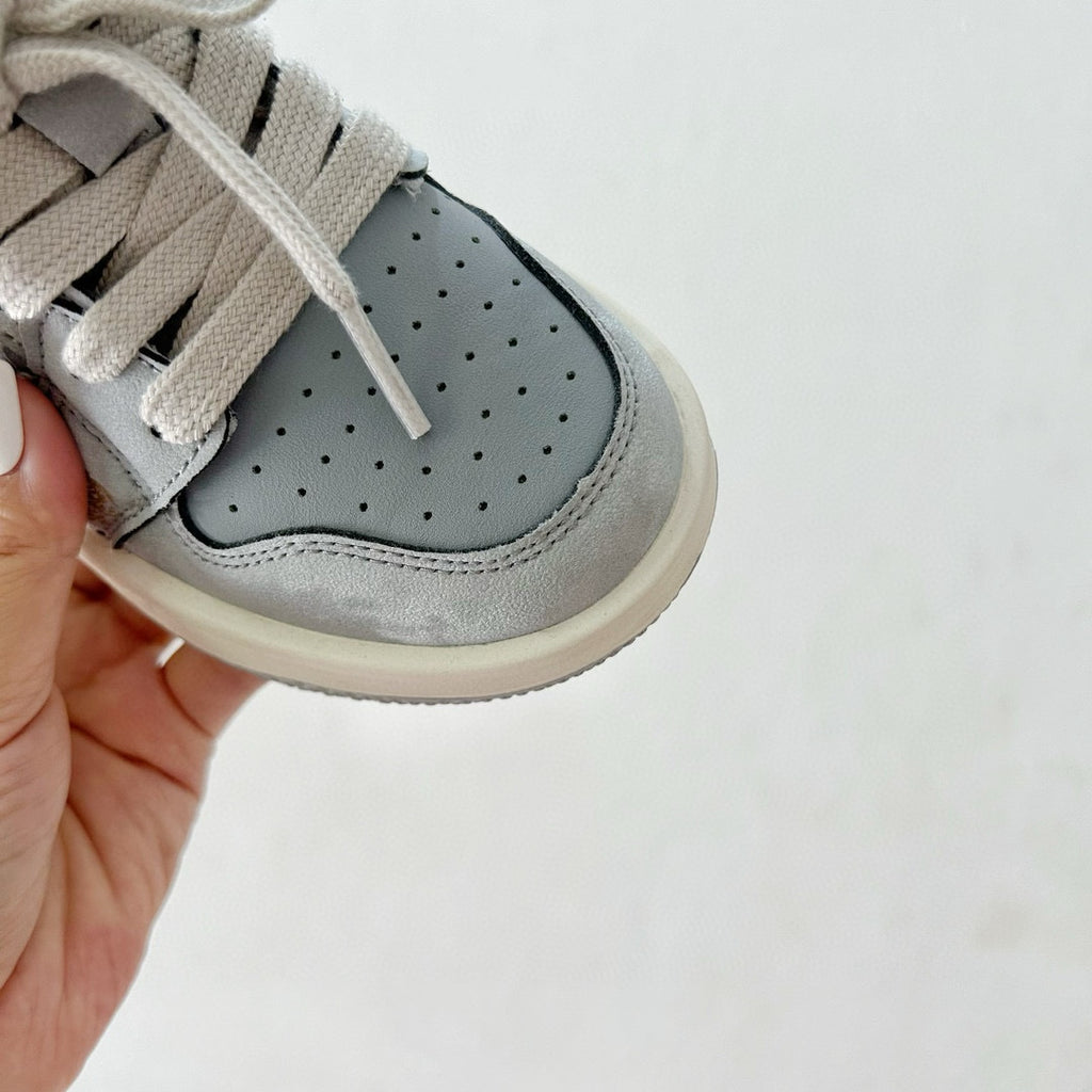 Joe 1 co-branded mid-cut children's shoes" Gray"